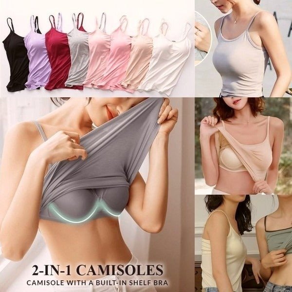 Locker sitzendes Tanktop mit integriertem BH