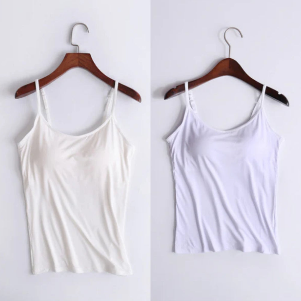Locker sitzendes Tanktop mit integriertem BH