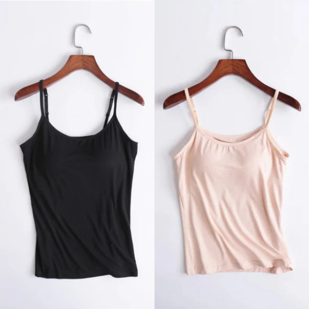 Locker sitzendes Tanktop mit integriertem BH