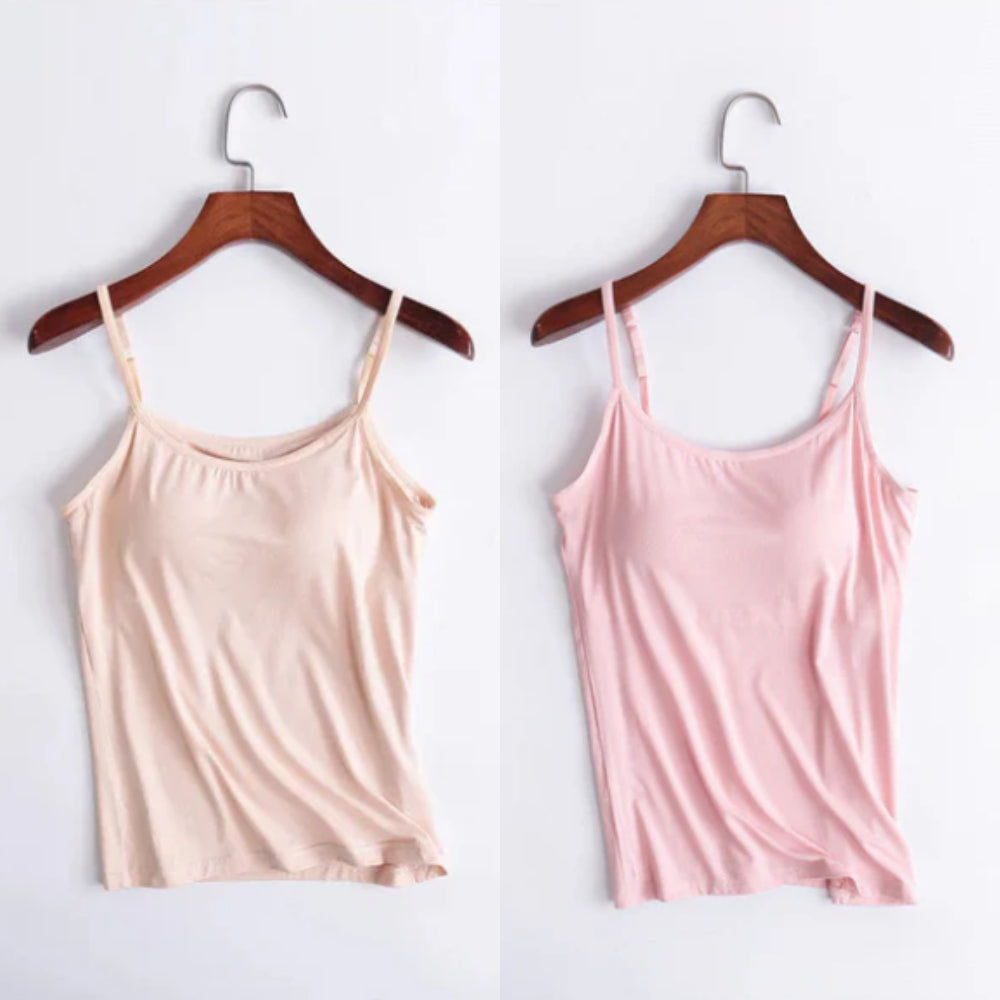 Locker sitzendes Tanktop mit integriertem BH