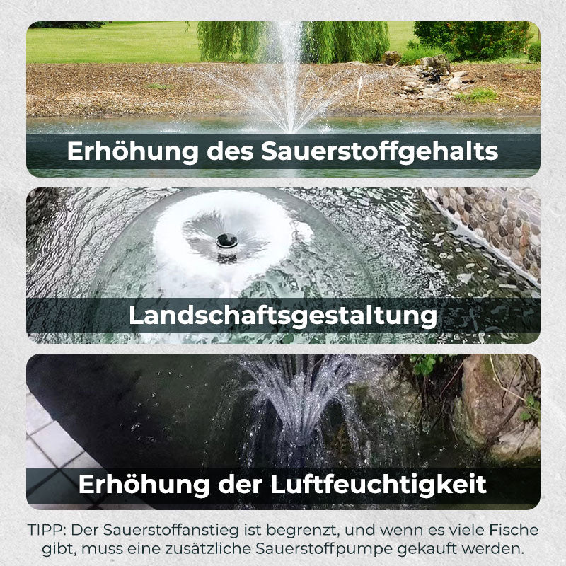 Langlebige, vielseitige, einstellbare Springbrunnenpumpe