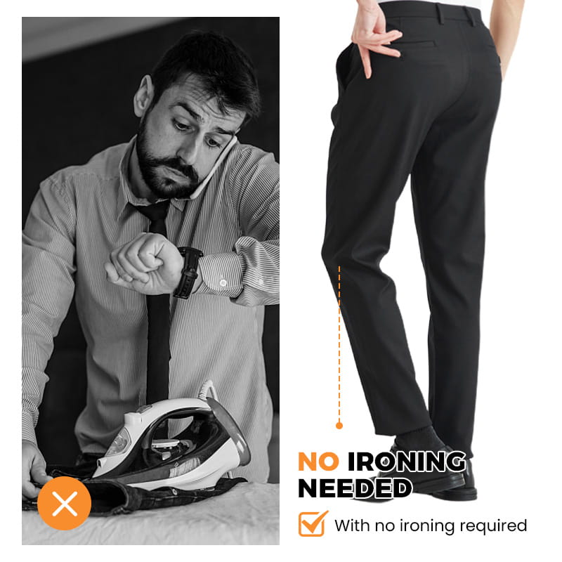 Klassische Hose für Männer mit hohem Stretch-Anteil