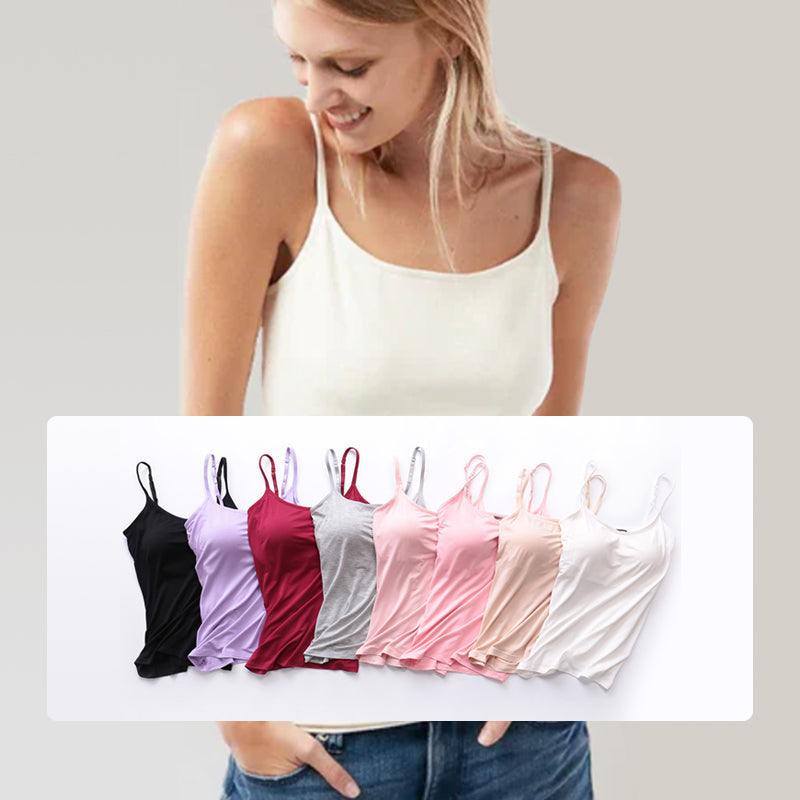 Locker sitzendes Tanktop mit integriertem BH