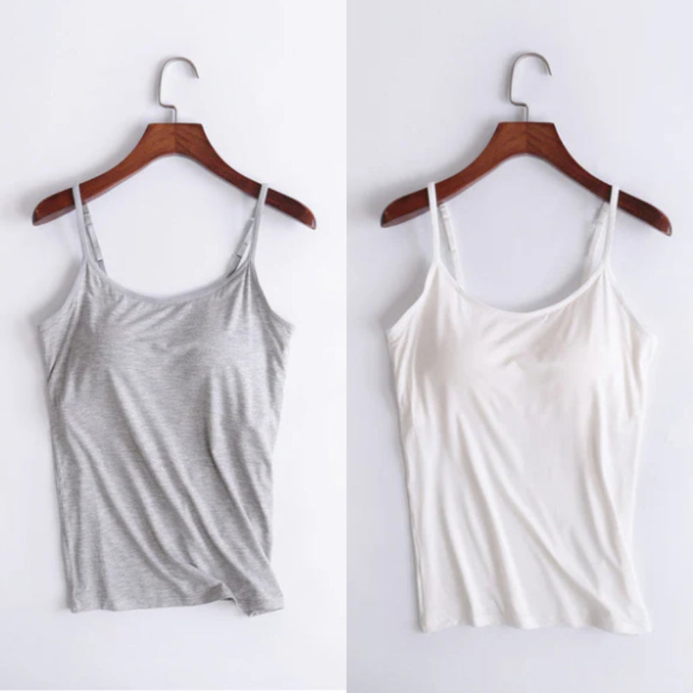 Locker sitzendes Tanktop mit integriertem BH