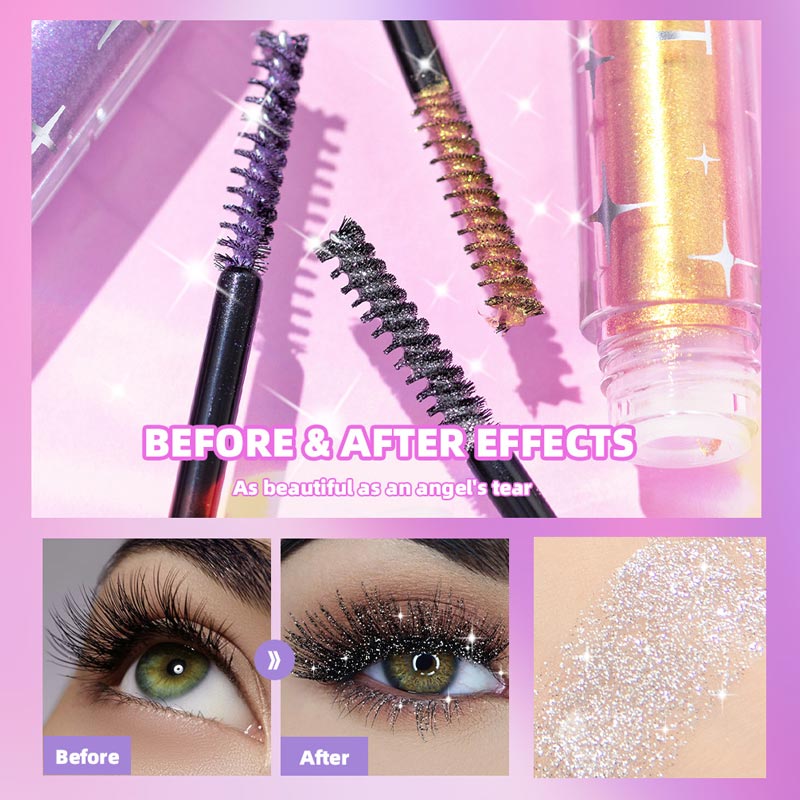 🔥Wasserfeste Diamant-Glitzer-Mascara