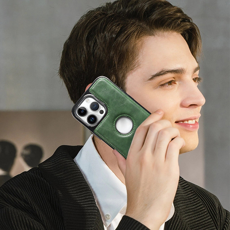 Luxus-Business-All-in-One-TPU-iPhone-Hülle mit magnetischem, freiliegendem Etikett