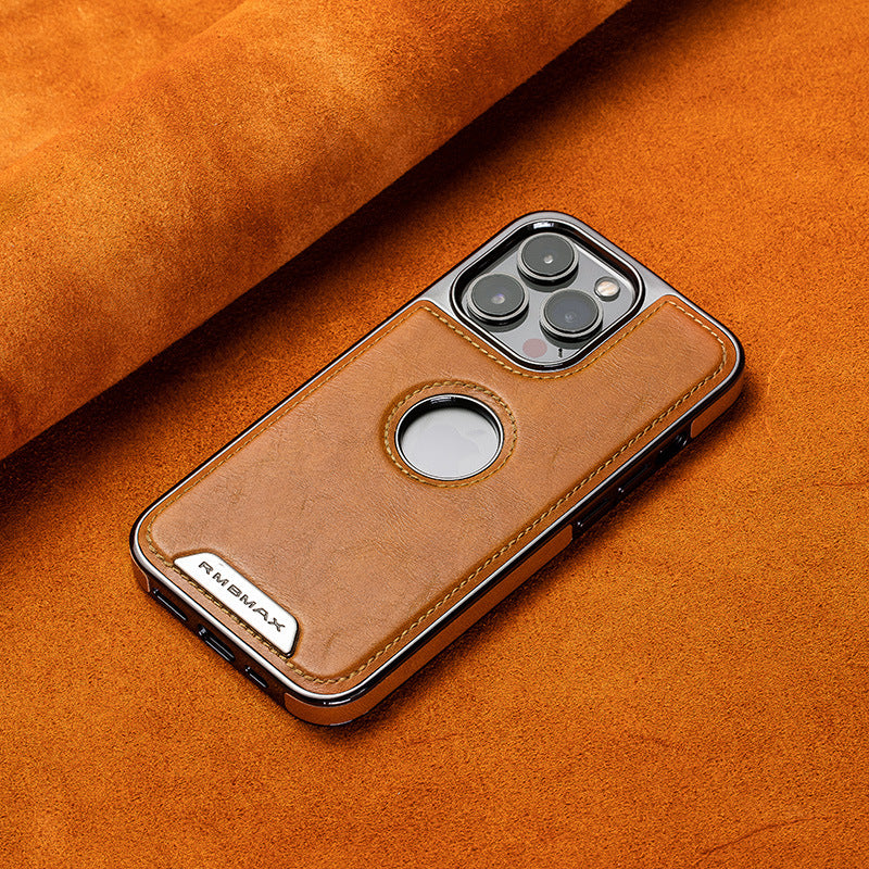 Luxus-Business-All-in-One-TPU-iPhone-Hülle mit magnetischem, freiliegendem Etikett