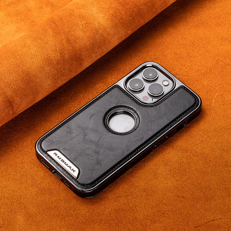 Luxus-Business-All-in-One-TPU-iPhone-Hülle mit magnetischem, freiliegendem Etikett