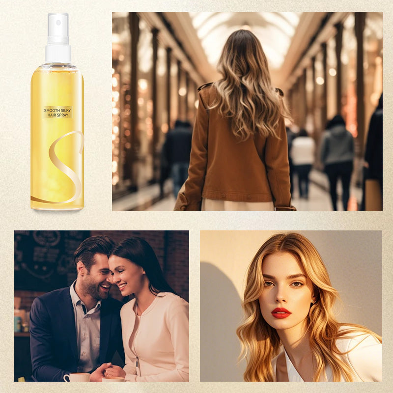 Leave-In Hair Oil Spray – glättender, langanhaltender Glanz