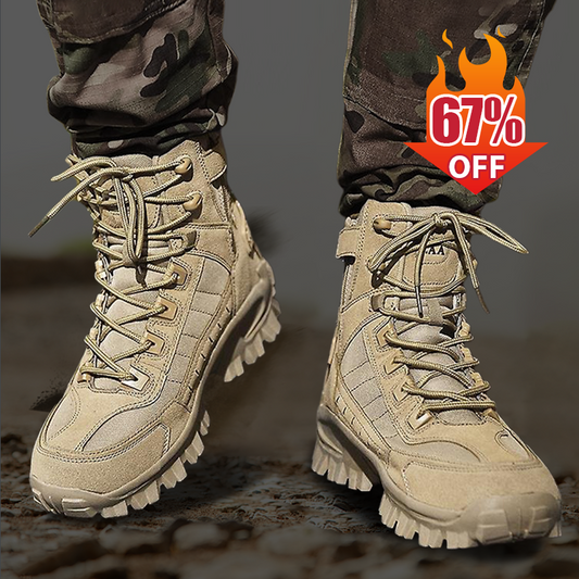🥾50% DE DESCONTO ÚLTIMO DIA! 🔥 Botas desportivas táticas - Impermeáveis e antiderrapantes, biqueira reforçada para uso ao ar livre/treino/militar ⚡📦