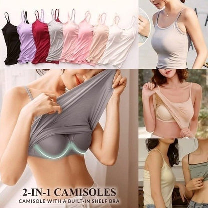 Locker sitzendes Tanktop mit integriertem BH