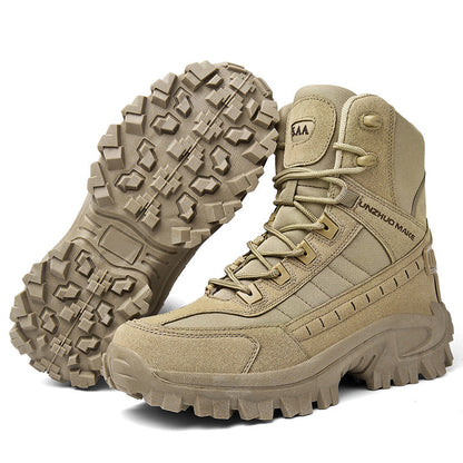 🥾50% DE DESCONTO ÚLTIMO DIA! 🔥 Botas desportivas táticas - Impermeáveis e antiderrapantes, biqueira reforçada para uso ao ar livre/treino/militar ⚡📦