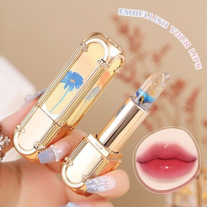 🎁Liquidação com 49% de desconto🎁Batom que muda de cor com flores