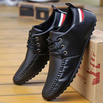 italienische Echtleder-Fahrerschuhe