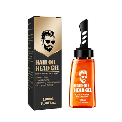 Pente com gel modelador e de fixação