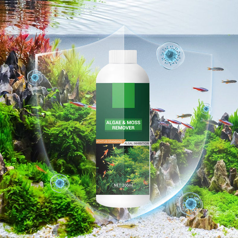 🎉Mehr kaufen, mehr sparen💥 Algen- & Moosentferner für das Aquarium - Sichere Wasseraufbereitung