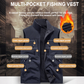 ⏰ Rajoitettu aika — 50 % ALENNUS 🔥 🧥 Miesten ylisuurikokoinen hihaton liivitakki taskuilla