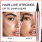 💞Mais de 50 mil unidades vendidas!💥✏️ Compre 1 e ganhe 1 grátis! ✨ Lápis de sobrancelhas 3D para microblading – Ponta com 4 pontas, à prova de água e traços naturais semelhantes aos fios de cabelo 🖌️