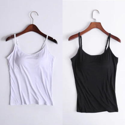 Locker sitzendes Tanktop mit integriertem BH
