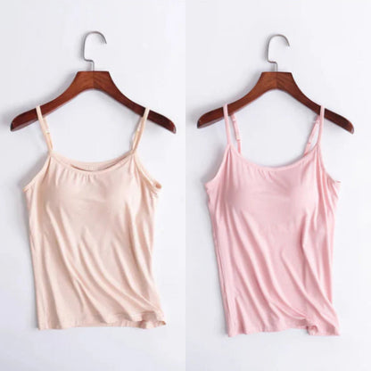 Locker sitzendes Tanktop mit integriertem BH