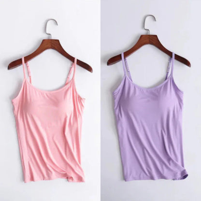Locker sitzendes Tanktop mit integriertem BH