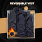 ⏰ Rajoitettu aika — 50 % ALENNUS 🔥 🧥 Miesten ylisuurikokoinen hihaton liivitakki taskuilla