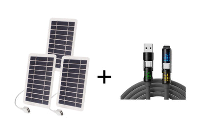 🔥Promoção por Tempo Limitado 50% DE DESCONTO!🔥Painel solar flexível de 2 W e 5 V