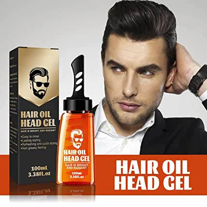 Pente com gel modelador e de fixação