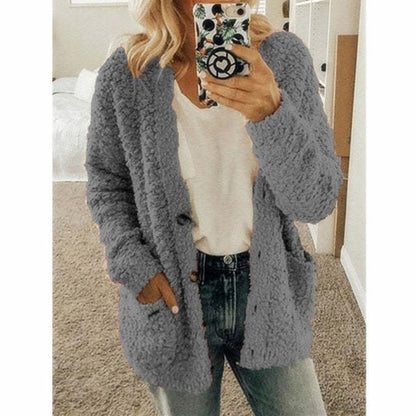 Herbst und Winter Plus Size Strickjacke Casual Velvet Short Jacket