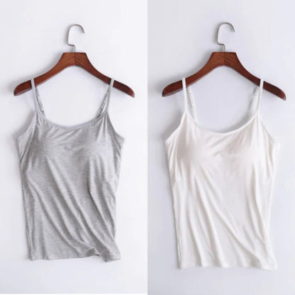 Locker sitzendes Tanktop mit integriertem BH