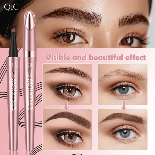 💞Mais de 50 mil unidades vendidas!💥✏️ Compre 1 e ganhe 1 grátis! ✨ Lápis de sobrancelhas 3D para microblading – Ponta com 4 pontas, à prova de água e traços naturais semelhantes aos fios de cabelo 🖌️