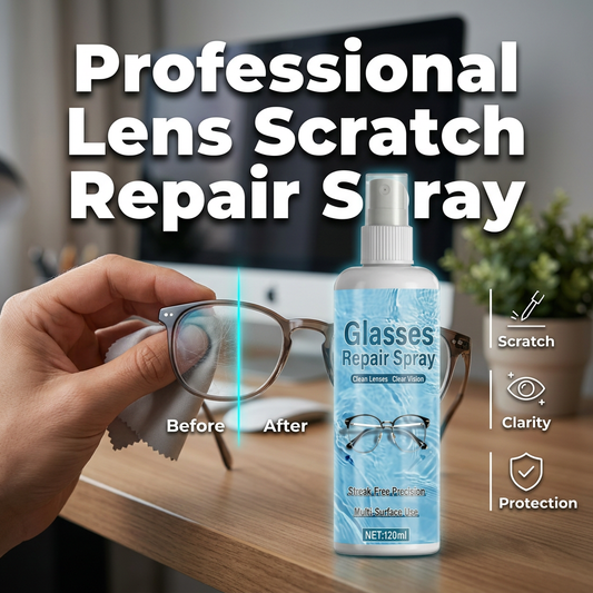 Spray profissional para reparação de riscos em lentes