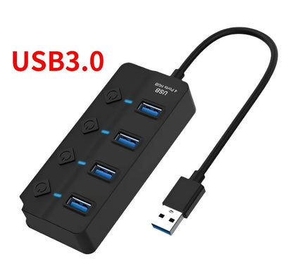 ✨💻Divisor USB com interruptores independentes