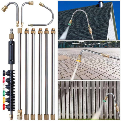 ✨Promoção de verão com 50% de desconto por tempo limitado✨🔫Conjunto de varas de limpeza de alta pressão 4000 PSI