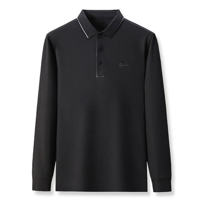 Langärmliges Shirt für Herren, Herbst-Business-Top