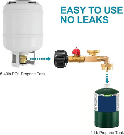 🔥Topbewerteter Propane-Fülladapter mit Tankanzeiger
