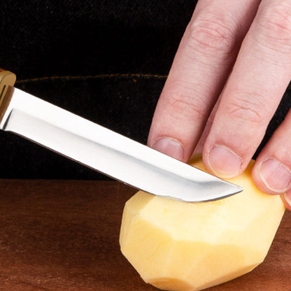 2-in-1 Doppelmesserset mit Holzgriff