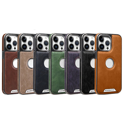 Luxus-Business-All-in-One-TPU-iPhone-Hülle mit magnetischem, freiliegendem Etikett