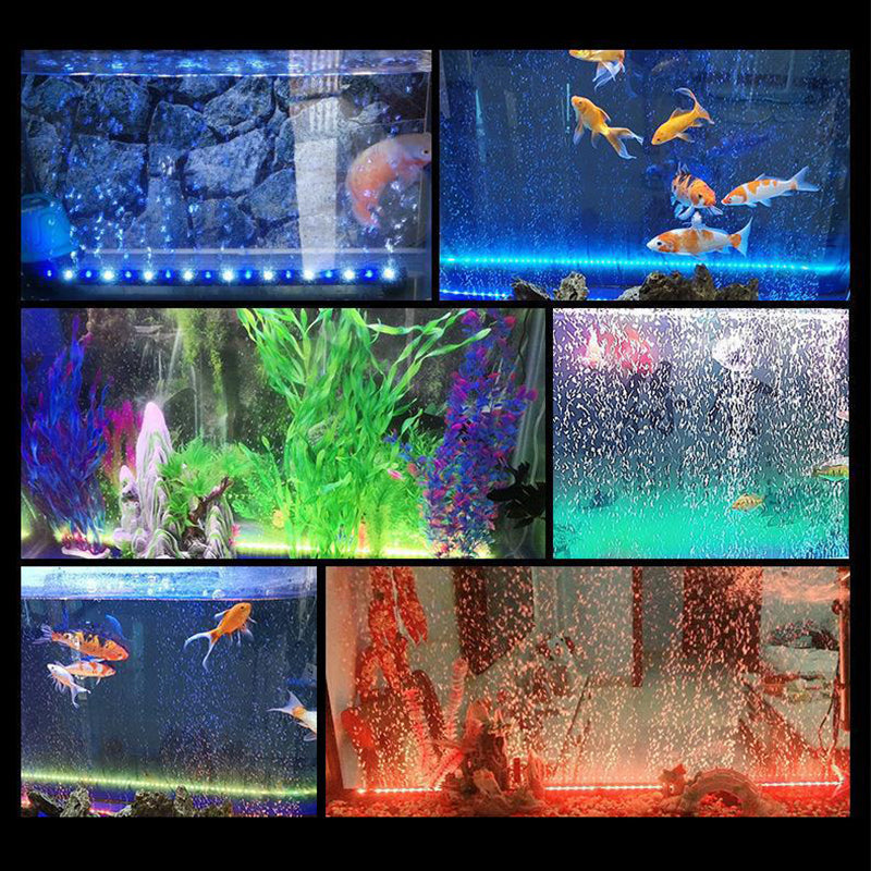 LED Aquarium Buntes Luftblasenlicht