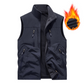 ⏰ Rajoitettu aika — 50 % ALENNUS 🔥 🧥 Miesten ylisuurikokoinen hihaton liivitakki taskuilla