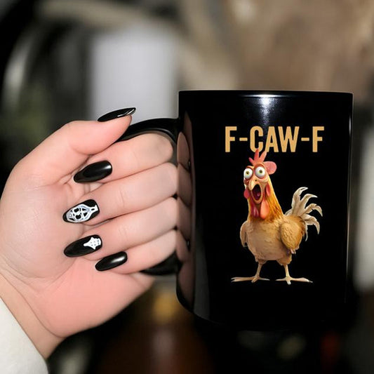 🔥 VIIMEINEN PÄIVÄ - 50 % ALENNUS! 🔥 F-Caw-F – Hupaisa kana-muki