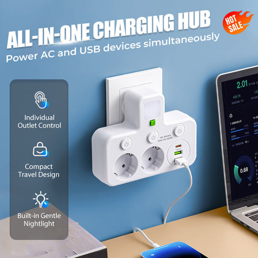 Extensão inteligente com portas USB