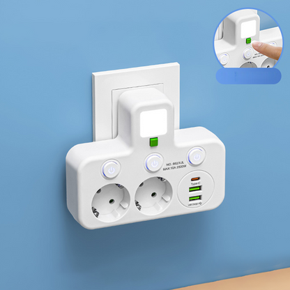 Extensão inteligente com portas USB