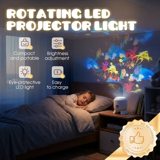 🥳PROMOÇÃO ESPECIAL 2026🥳💞Mais de 50 000 unidades vendidas! Projetor LED giratório com efeitos de iluminação dinâmicos