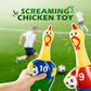 Novelty Screaming Soccer Chicken Toy