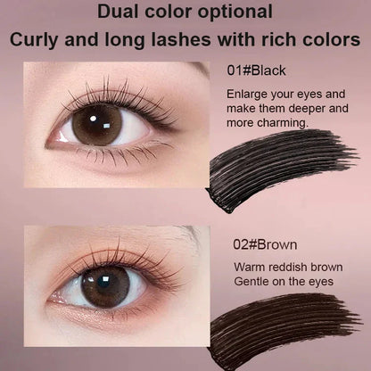 💄COMPRE 1 E GANHE 1 GRÁTIS✨Máscara para pestanas à prova de água e à prova de manchas🌟Alongamento e curvatura instantâneos com efeito duradouro para olhos dramáticos👁️