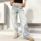 🔥50% DESCONTO 💥 Calça de ganga de Mulher Estilo Vintage com Corte Relaxado | Estilo Retro e Conforto para o Dia Todo 👖✨
