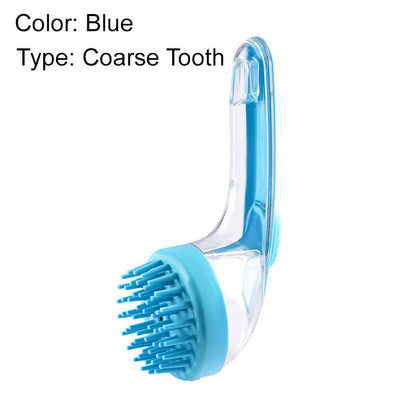 📢📢30% OFF !! ⏰ Pet Bath Brush with Soap Dispenser – Long Handle, No Bending, Soft & Efficient, Easy Bath at Home 🧼✨