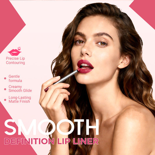Lápis de contorno labial de definição suave