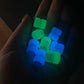 Tampas luminosas para válvulas de pneus (conjunto de 4)